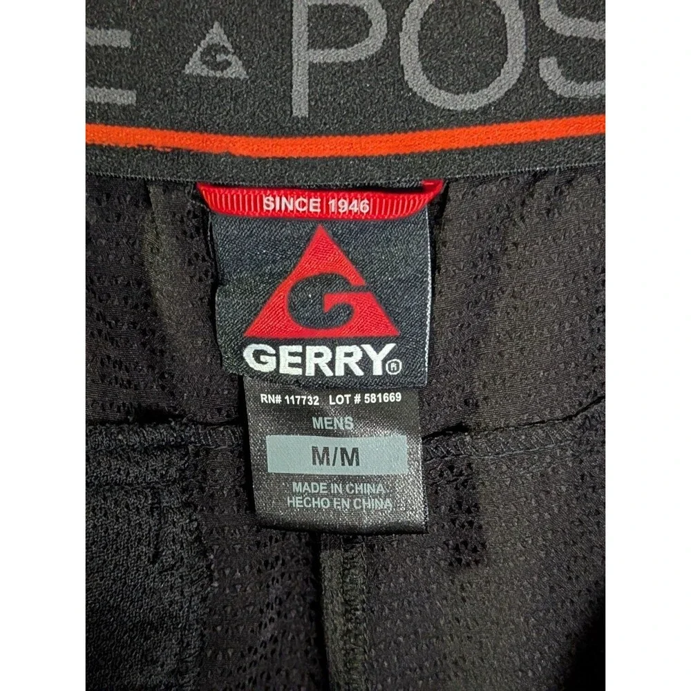 Gerry Shorts Adult Medium Black Lightweight Performance Hiking Active Trail Men